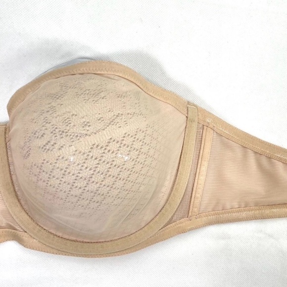 WACOAL 36G Women's Visual Effects Strapless Minimizer Bra 854310 in Sand - Picture 7 of 12